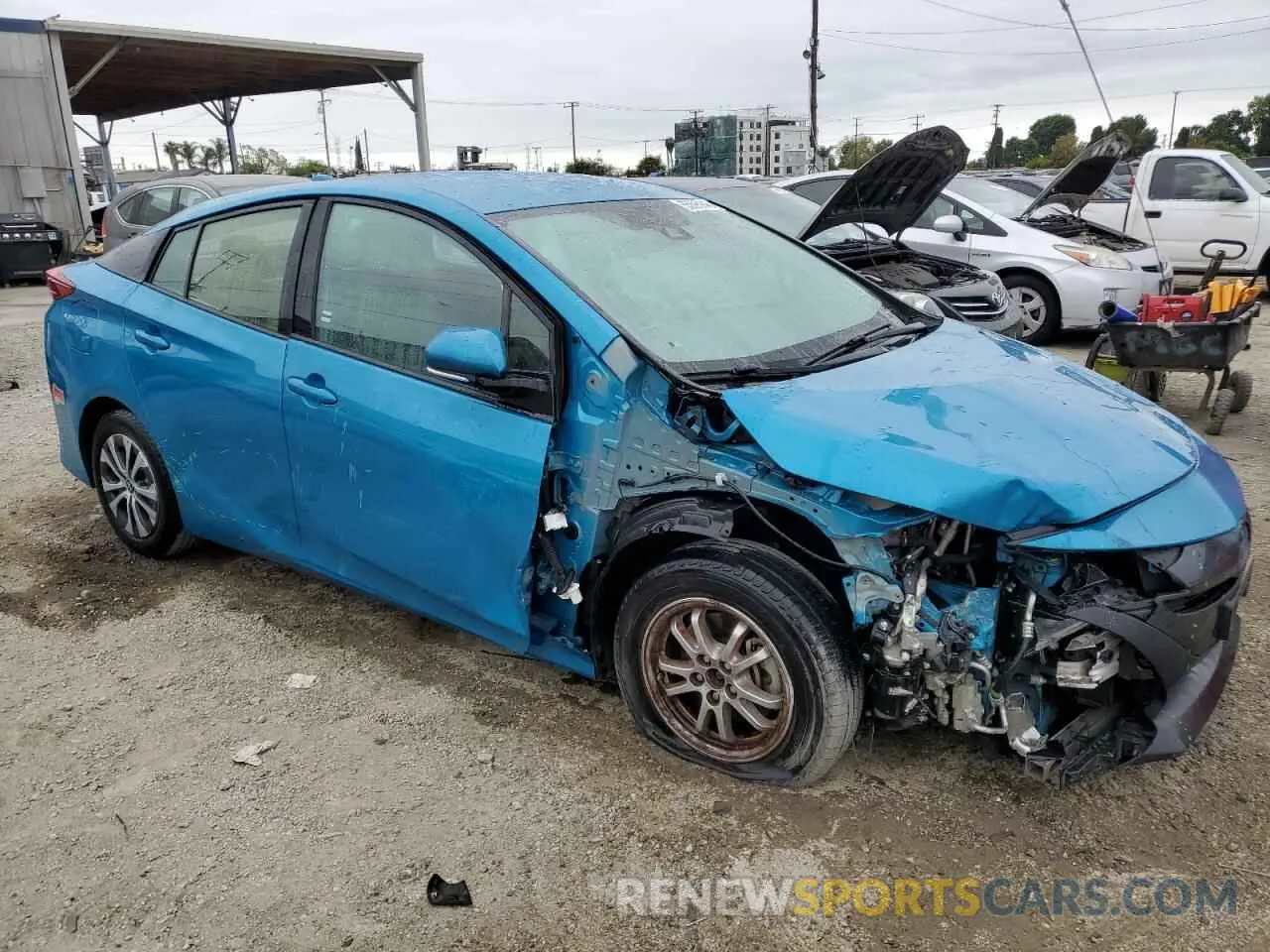 4 Photograph of a damaged car JTDKARFP3L3137757 TOYOTA PRIUS 2020