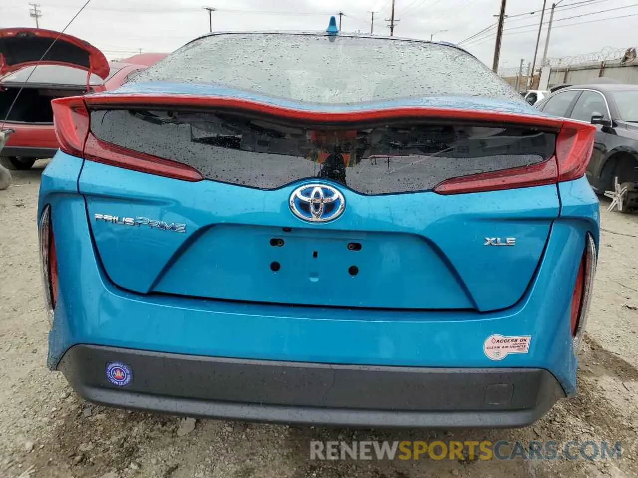 6 Photograph of a damaged car JTDKARFP3L3137757 TOYOTA PRIUS 2020