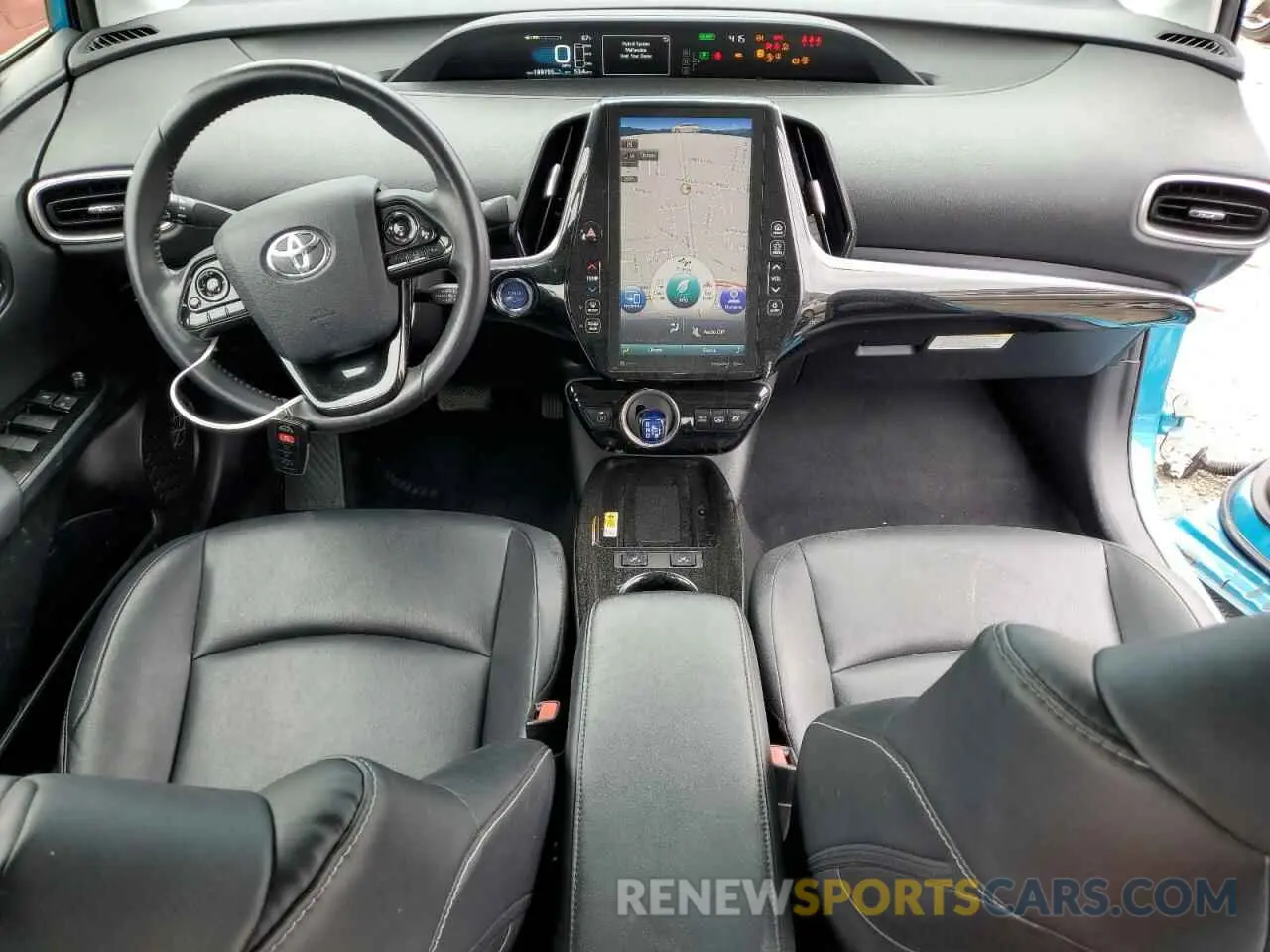 8 Photograph of a damaged car JTDKARFP3L3137757 TOYOTA PRIUS 2020