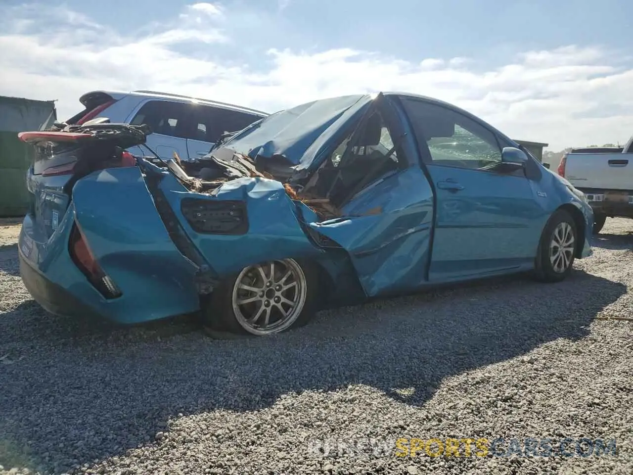 3 Photograph of a damaged car JTDKARFP3L3159788 TOYOTA PRIUS 2020
