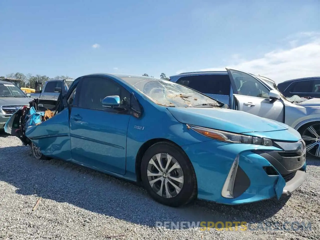 4 Photograph of a damaged car JTDKARFP3L3159788 TOYOTA PRIUS 2020