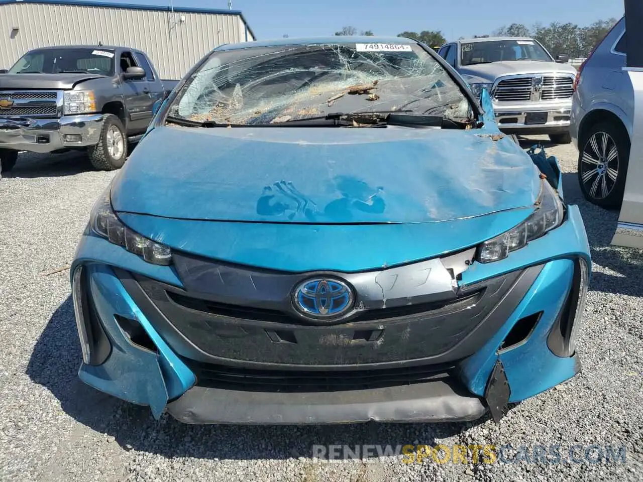 5 Photograph of a damaged car JTDKARFP3L3159788 TOYOTA PRIUS 2020