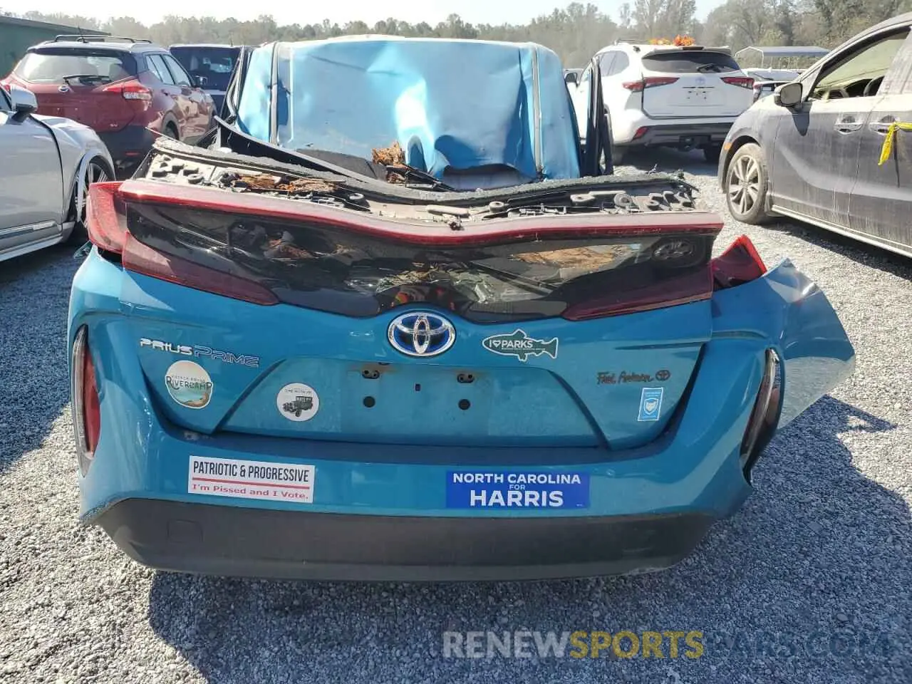 6 Photograph of a damaged car JTDKARFP3L3159788 TOYOTA PRIUS 2020
