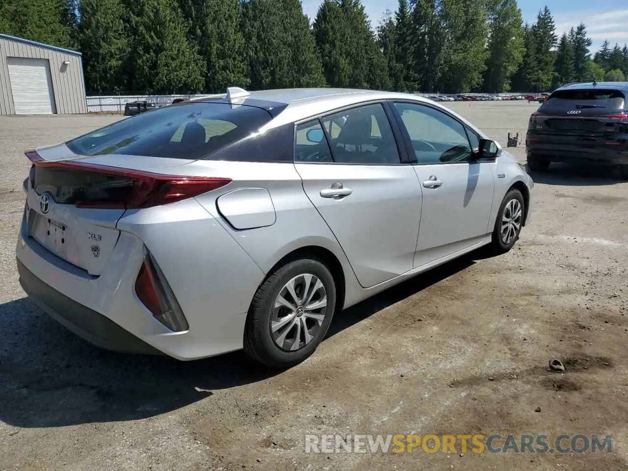 3 Photograph of a damaged car JTDKARFP4L3120613 TOYOTA PRIUS 2020
