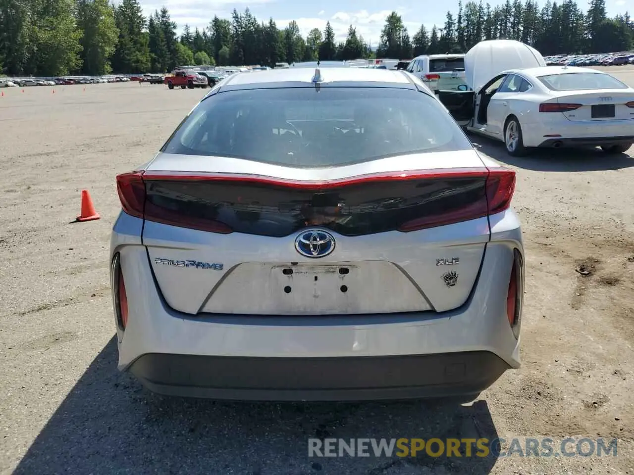 6 Photograph of a damaged car JTDKARFP4L3120613 TOYOTA PRIUS 2020