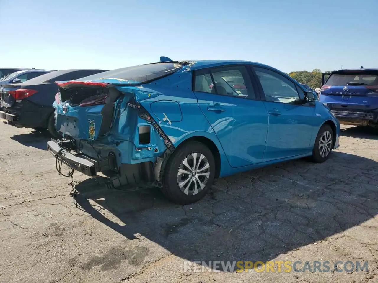 3 Photograph of a damaged car JTDKARFP4L3132633 TOYOTA PRIUS 2020
