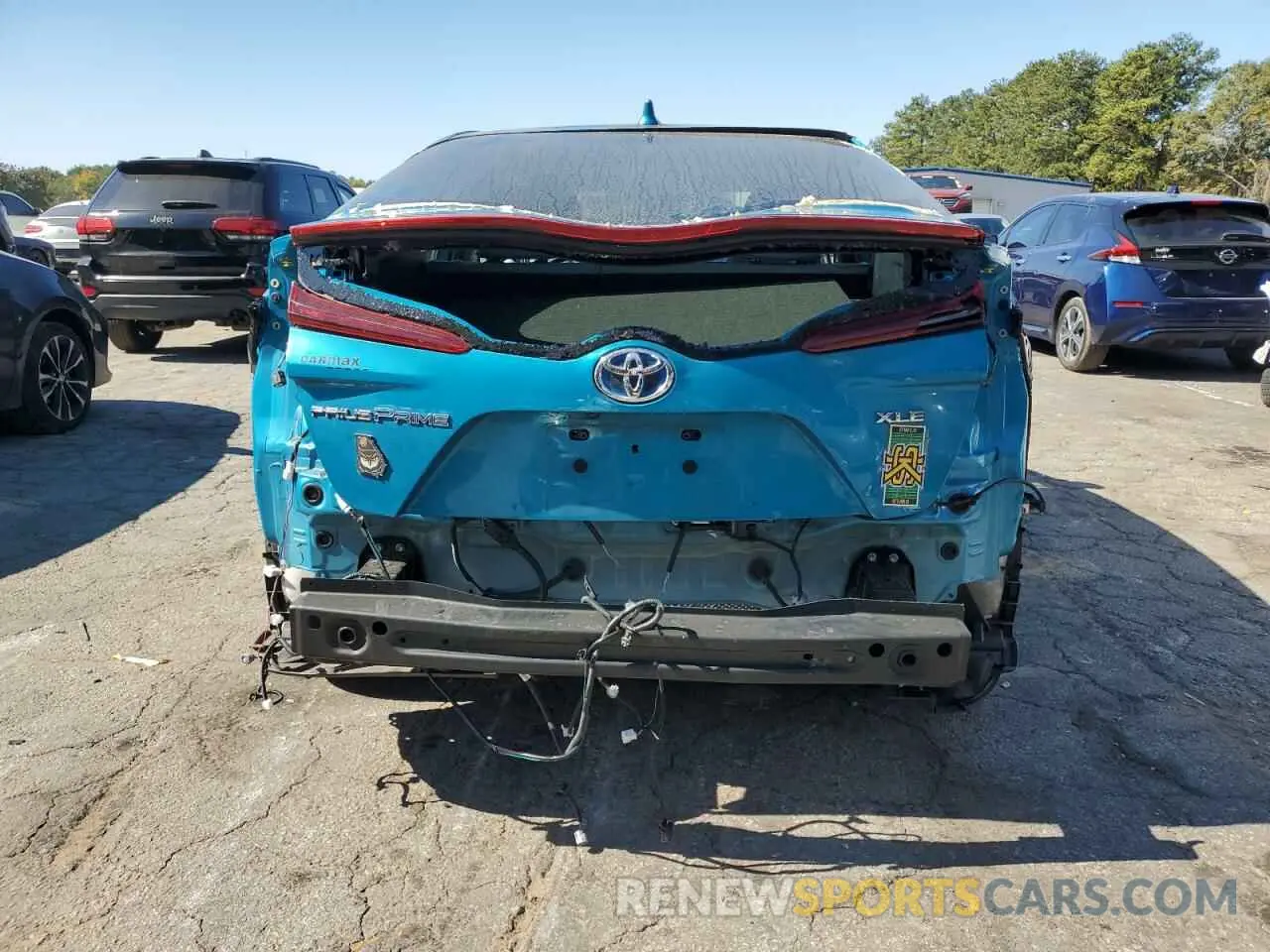 6 Photograph of a damaged car JTDKARFP4L3132633 TOYOTA PRIUS 2020
