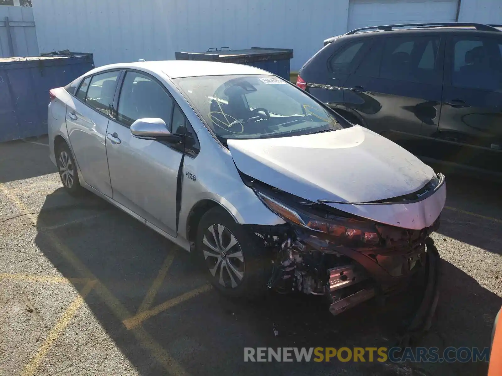 1 Photograph of a damaged car JTDKARFP4L3139565 TOYOTA PRIUS 2020