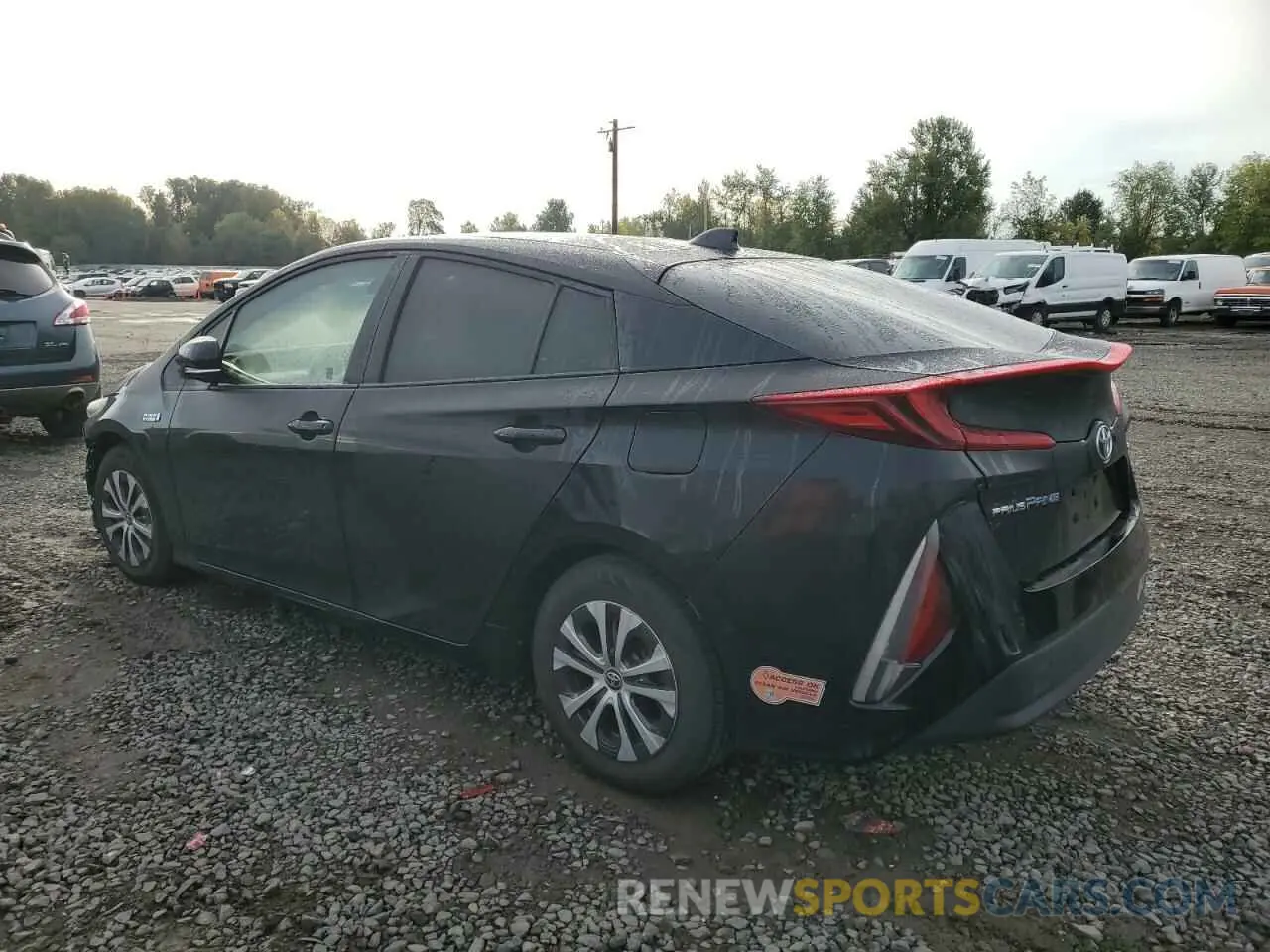2 Photograph of a damaged car JTDKARFP4L3144135 TOYOTA PRIUS 2020