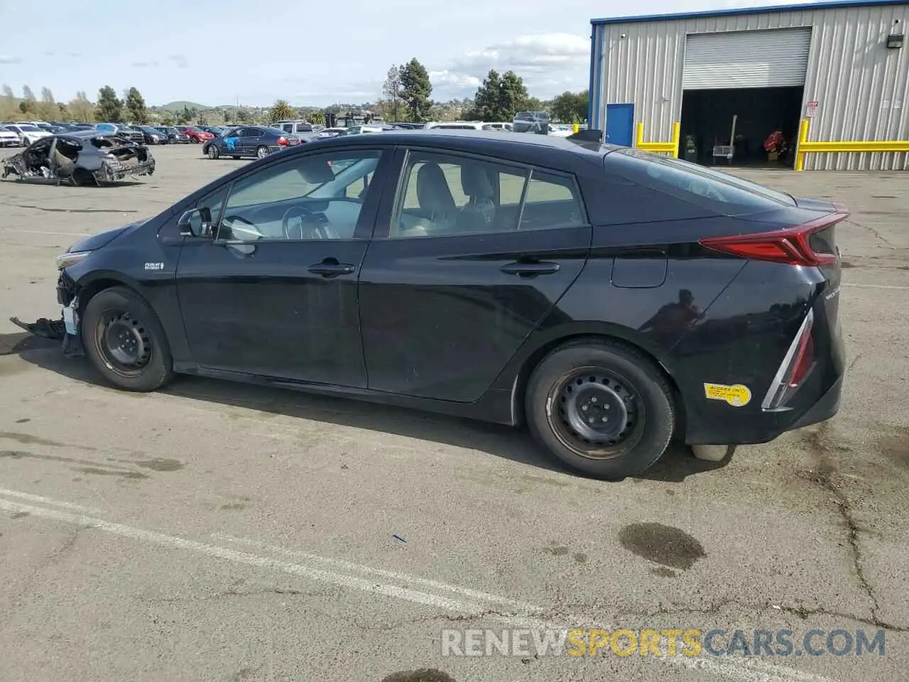2 Photograph of a damaged car JTDKARFP4L3144801 TOYOTA PRIUS 2020