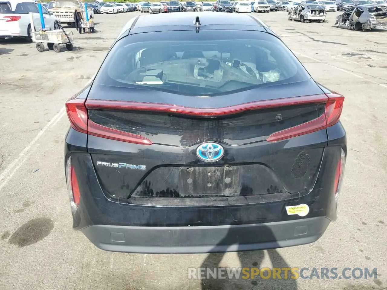 6 Photograph of a damaged car JTDKARFP4L3144801 TOYOTA PRIUS 2020