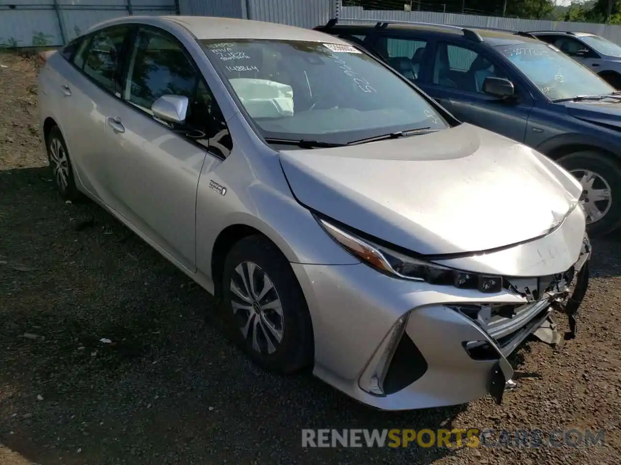 1 Photograph of a damaged car JTDKARFP4L3148864 TOYOTA PRIUS 2020