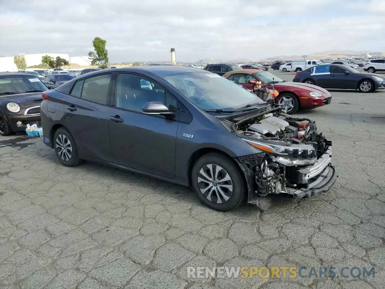 4 Photograph of a damaged car JTDKARFP4L3160836 TOYOTA PRIUS 2020