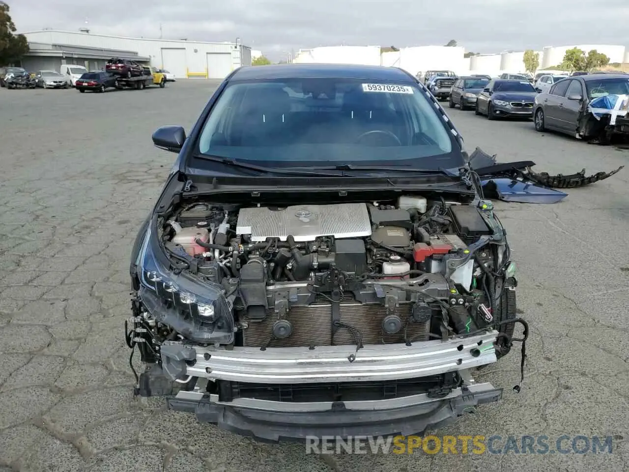 5 Photograph of a damaged car JTDKARFP4L3160836 TOYOTA PRIUS 2020