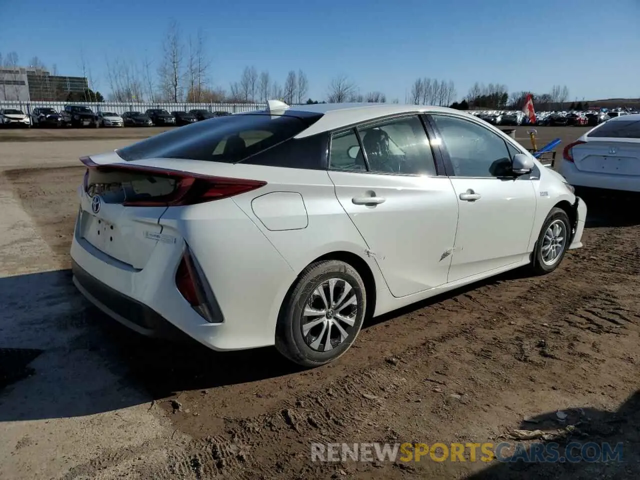 3 Photograph of a damaged car JTDKARFP4L3161162 TOYOTA PRIUS 2020