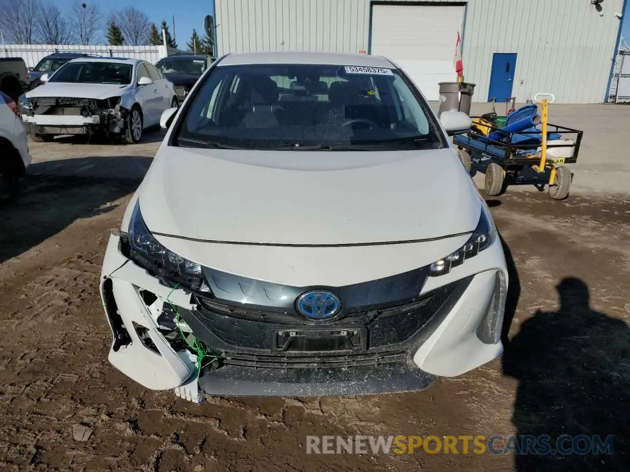 5 Photograph of a damaged car JTDKARFP4L3161162 TOYOTA PRIUS 2020