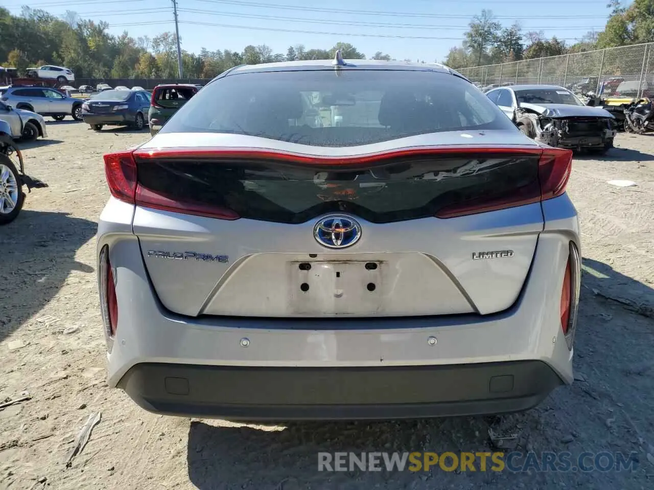 6 Photograph of a damaged car JTDKARFP5L3120779 TOYOTA PRIUS 2020