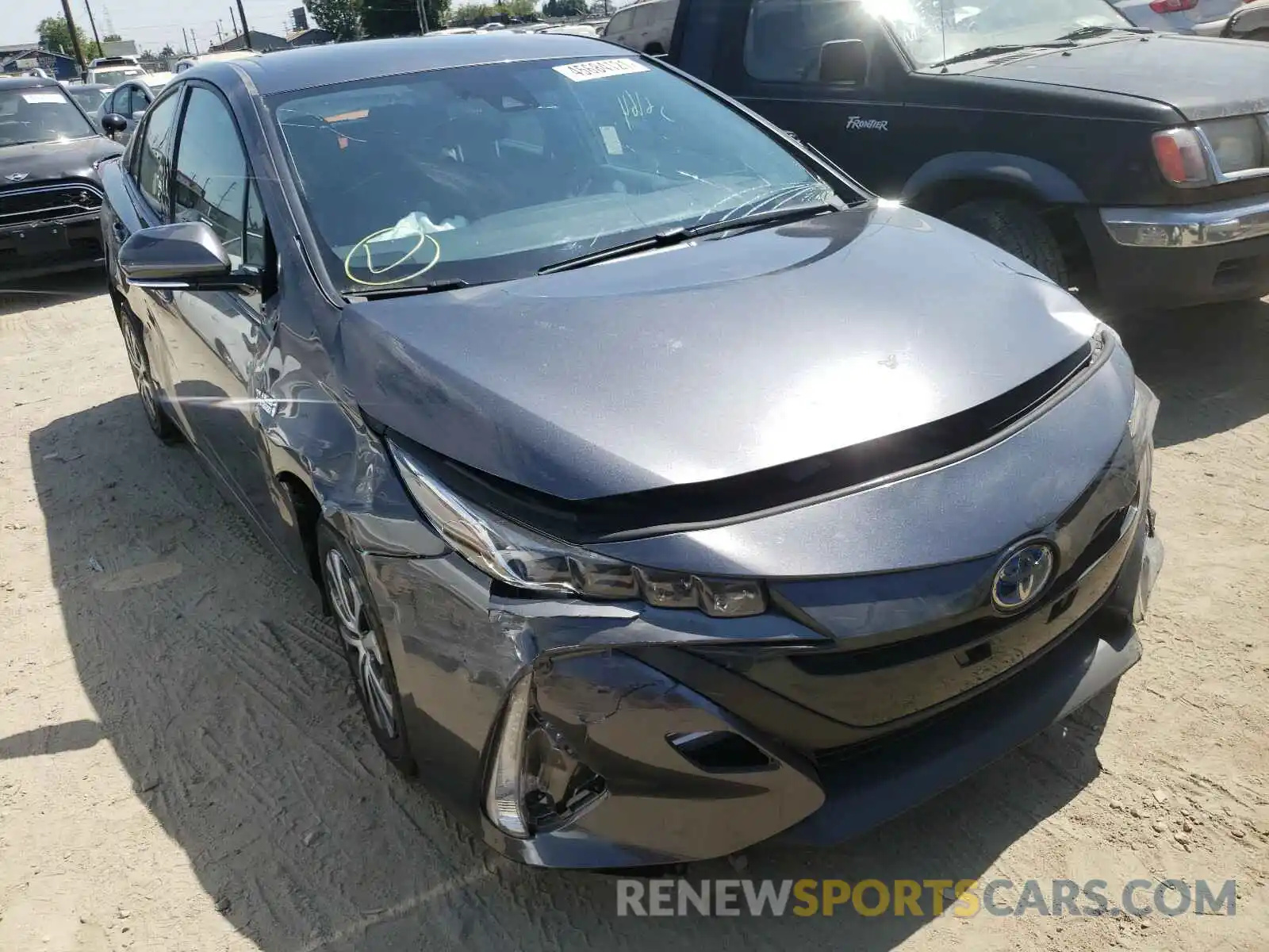 1 Photograph of a damaged car JTDKARFP5L3140109 TOYOTA PRIUS 2020