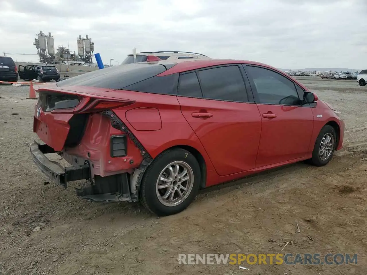 3 Photograph of a damaged car JTDKARFP5L3142491 TOYOTA PRIUS 2020