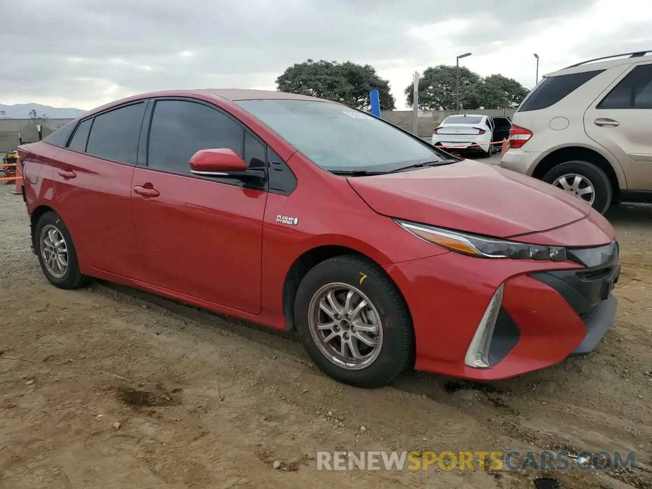4 Photograph of a damaged car JTDKARFP5L3142491 TOYOTA PRIUS 2020