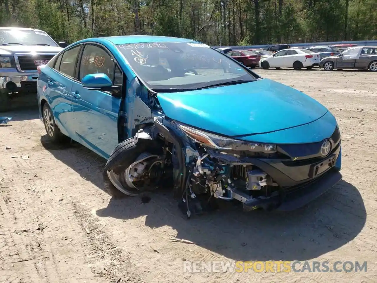 1 Photograph of a damaged car JTDKARFP5L3144922 TOYOTA PRIUS 2020