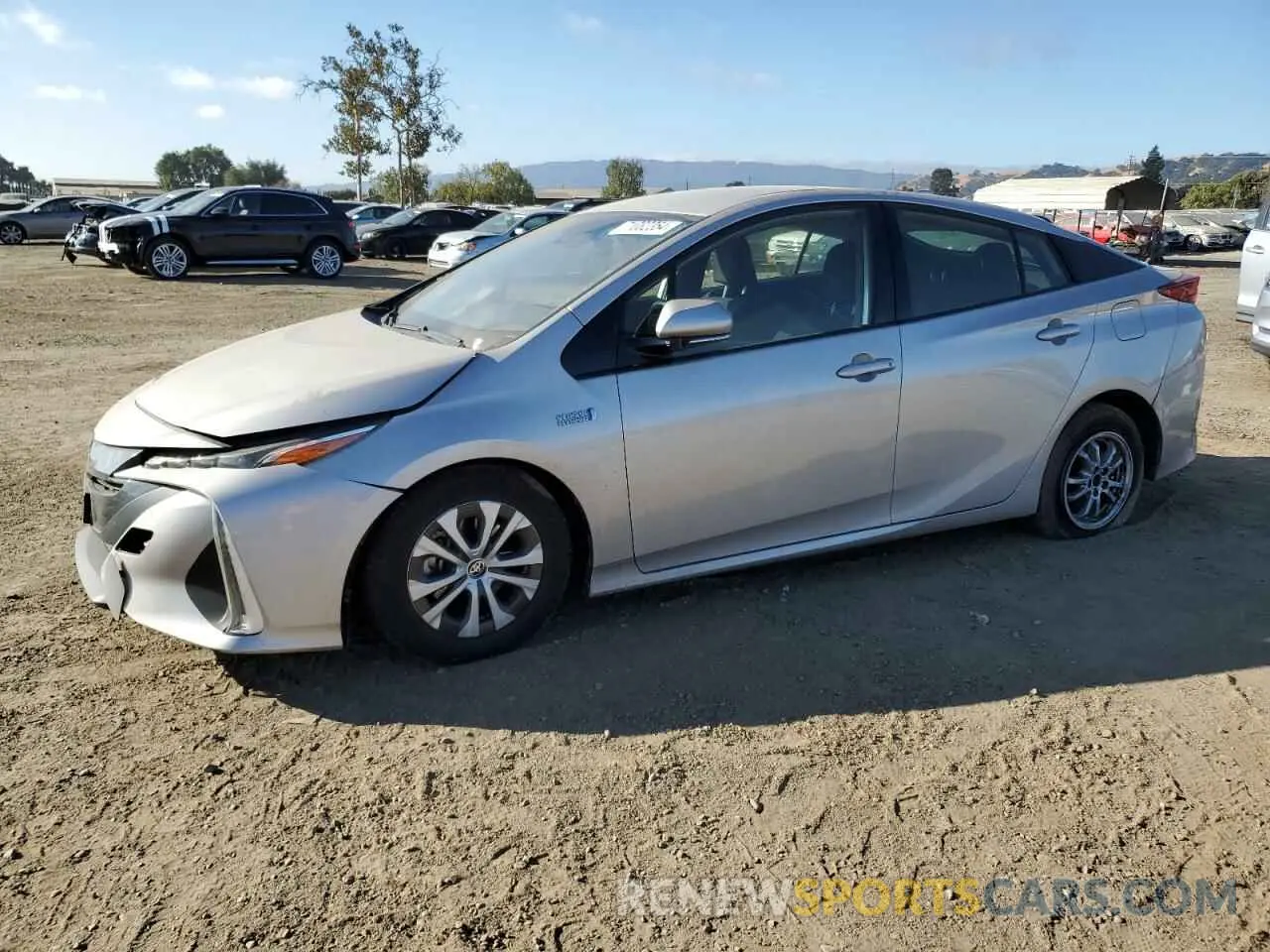 1 Photograph of a damaged car JTDKARFP5L3152857 TOYOTA PRIUS 2020