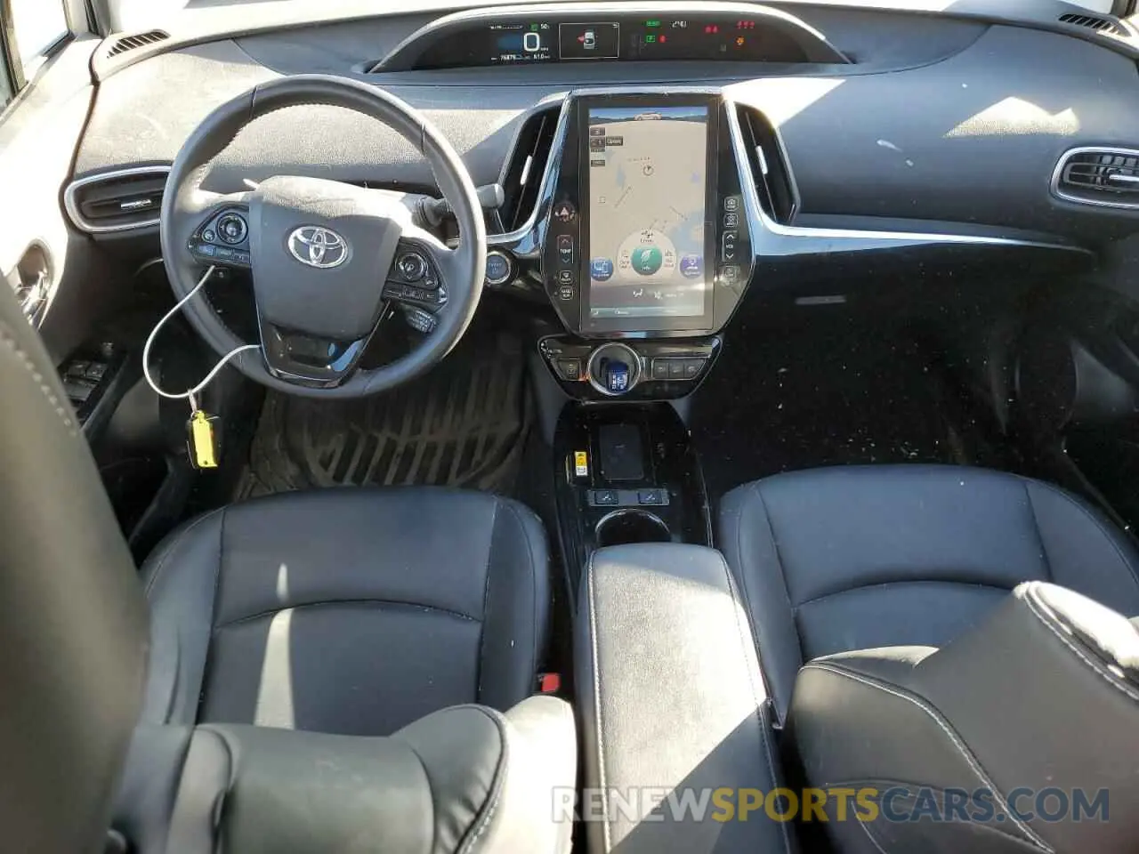 8 Photograph of a damaged car JTDKARFP5L3158559 TOYOTA PRIUS 2020