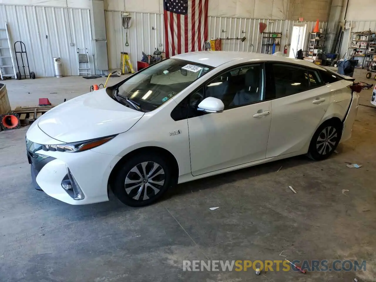 1 Photograph of a damaged car JTDKARFP6L3123531 TOYOTA PRIUS 2020