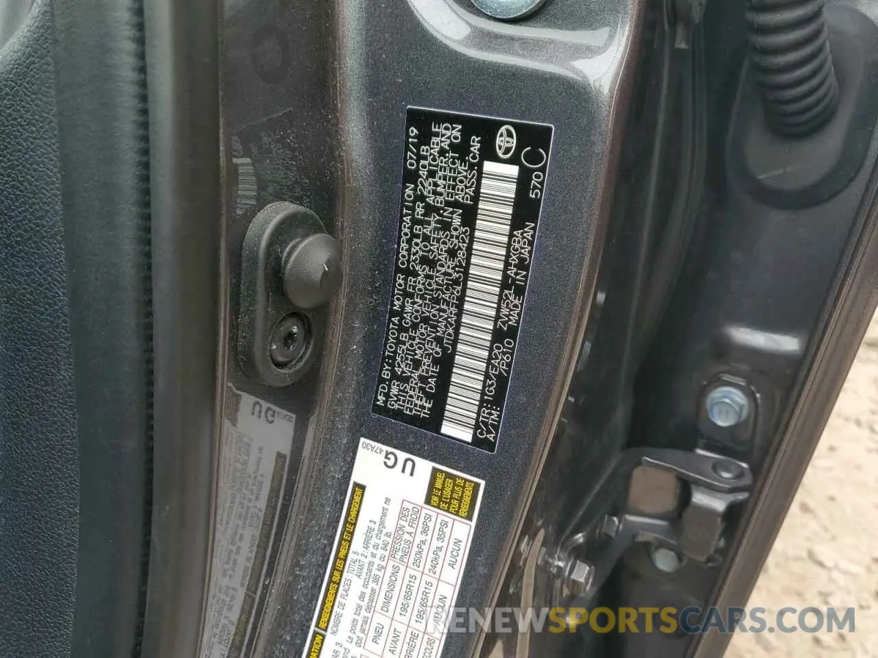 12 Photograph of a damaged car JTDKARFP6L3128423 TOYOTA PRIUS 2020