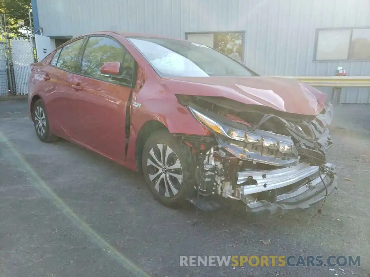 1 Photograph of a damaged car JTDKARFP6L3131791 TOYOTA PRIUS 2020