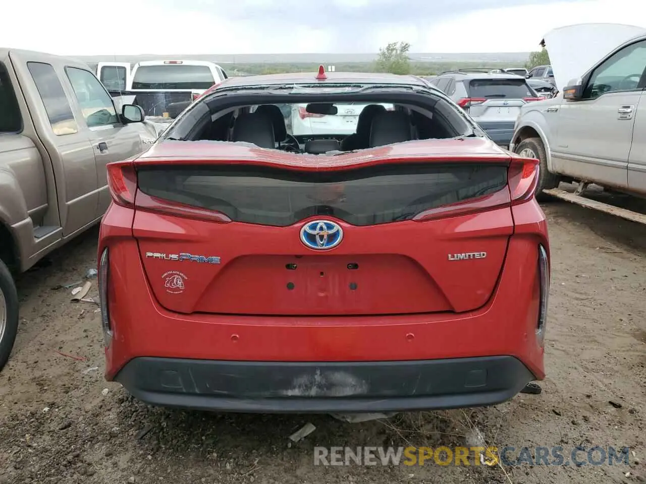6 Photograph of a damaged car JTDKARFP6L3136196 TOYOTA PRIUS 2020