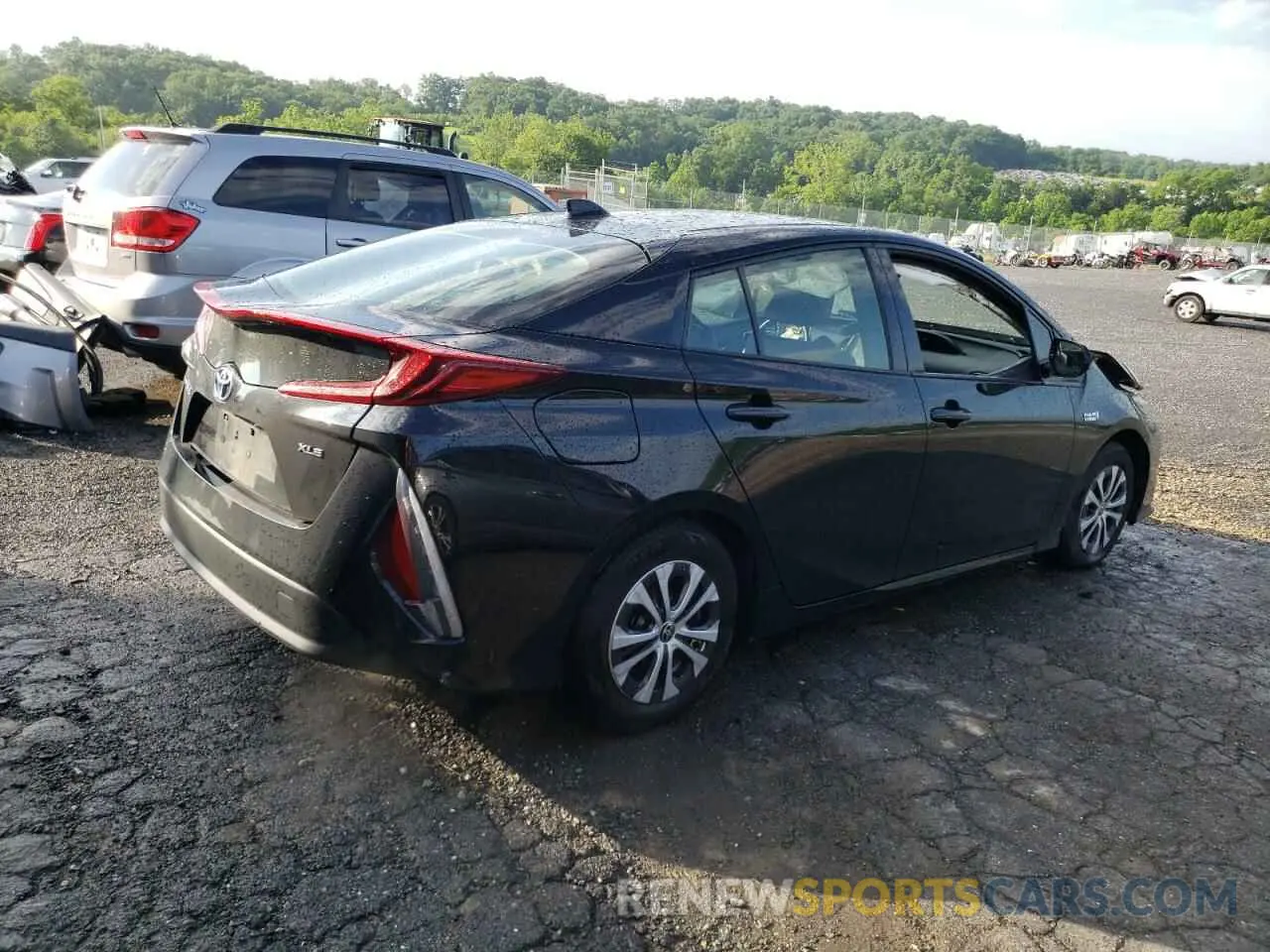 3 Photograph of a damaged car JTDKARFP6L3139986 TOYOTA PRIUS 2020