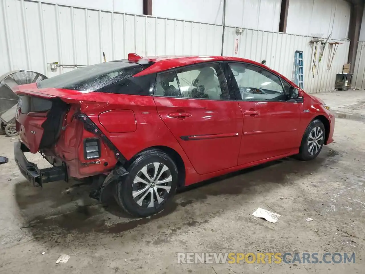 3 Photograph of a damaged car JTDKARFP6L3151314 TOYOTA PRIUS 2020