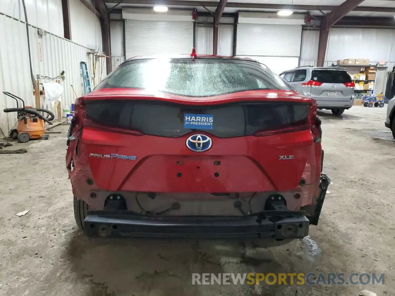 6 Photograph of a damaged car JTDKARFP6L3151314 TOYOTA PRIUS 2020
