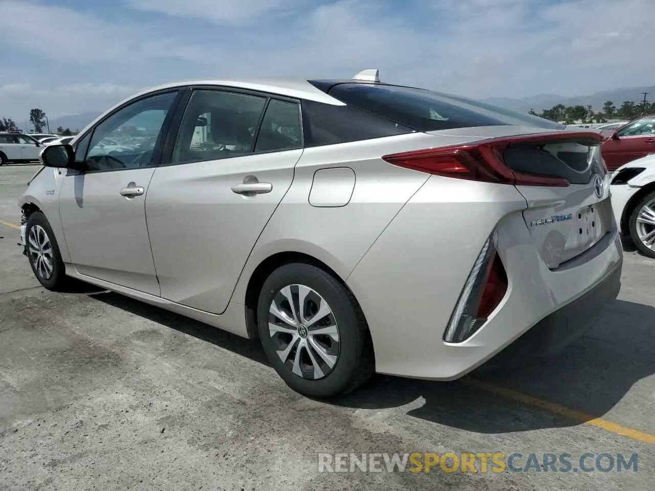 2 Photograph of a damaged car JTDKARFP6L3162913 TOYOTA PRIUS 2020