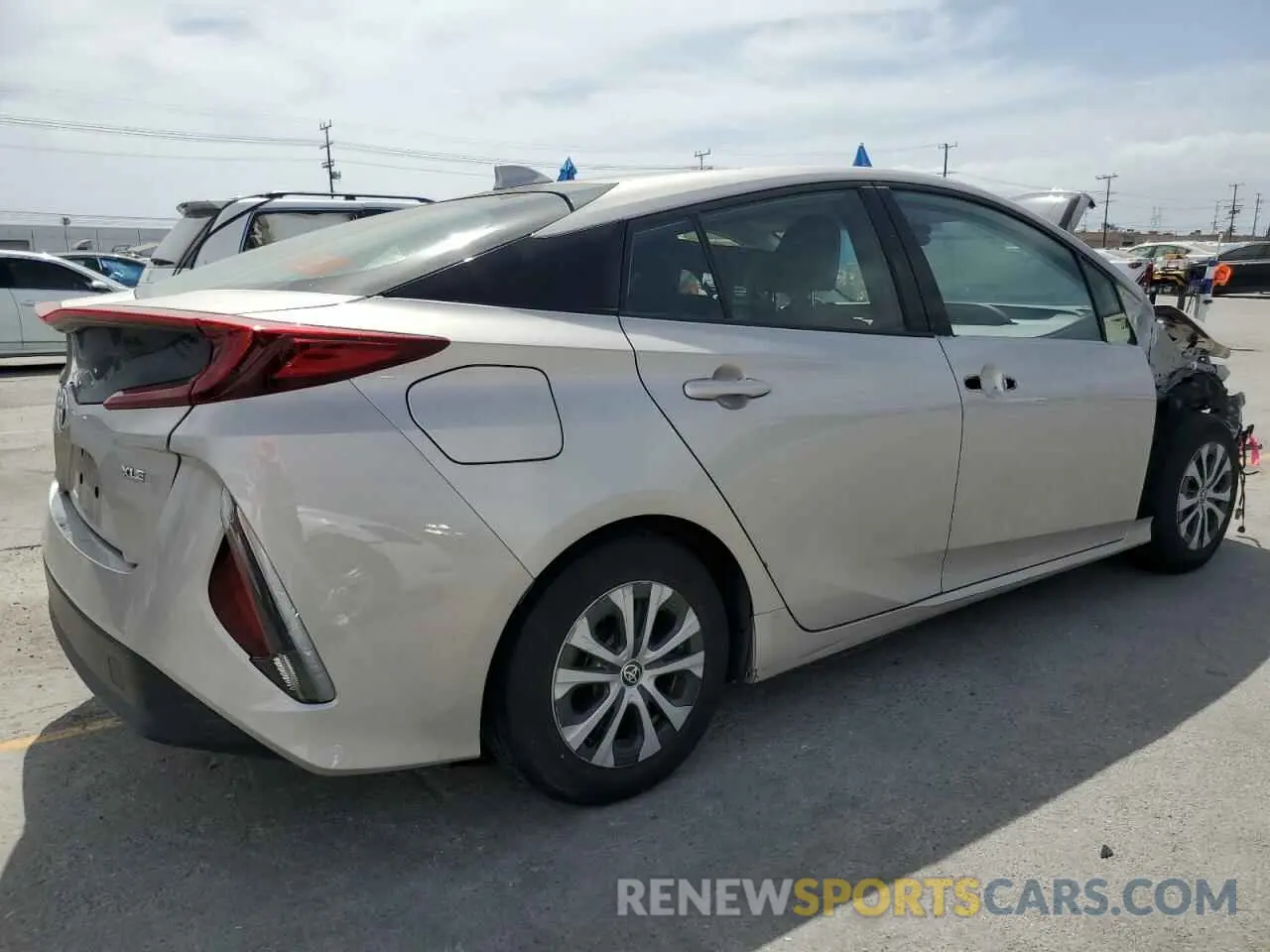 3 Photograph of a damaged car JTDKARFP6L3162913 TOYOTA PRIUS 2020