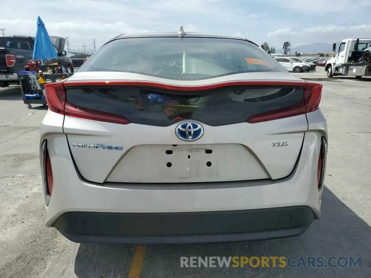 6 Photograph of a damaged car JTDKARFP6L3162913 TOYOTA PRIUS 2020
