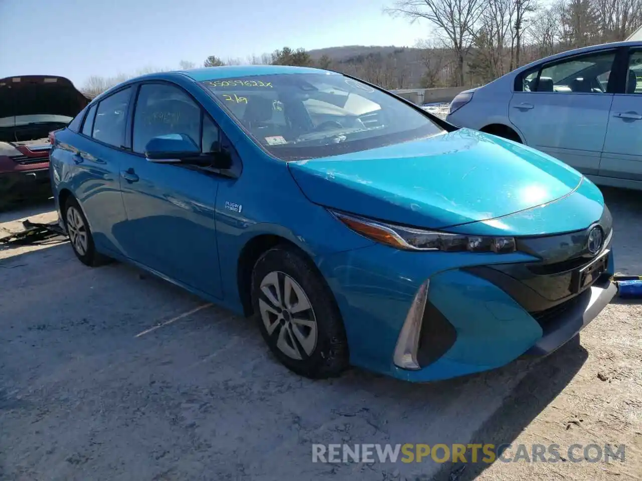 1 Photograph of a damaged car JTDKARFP7L3125305 TOYOTA PRIUS 2020