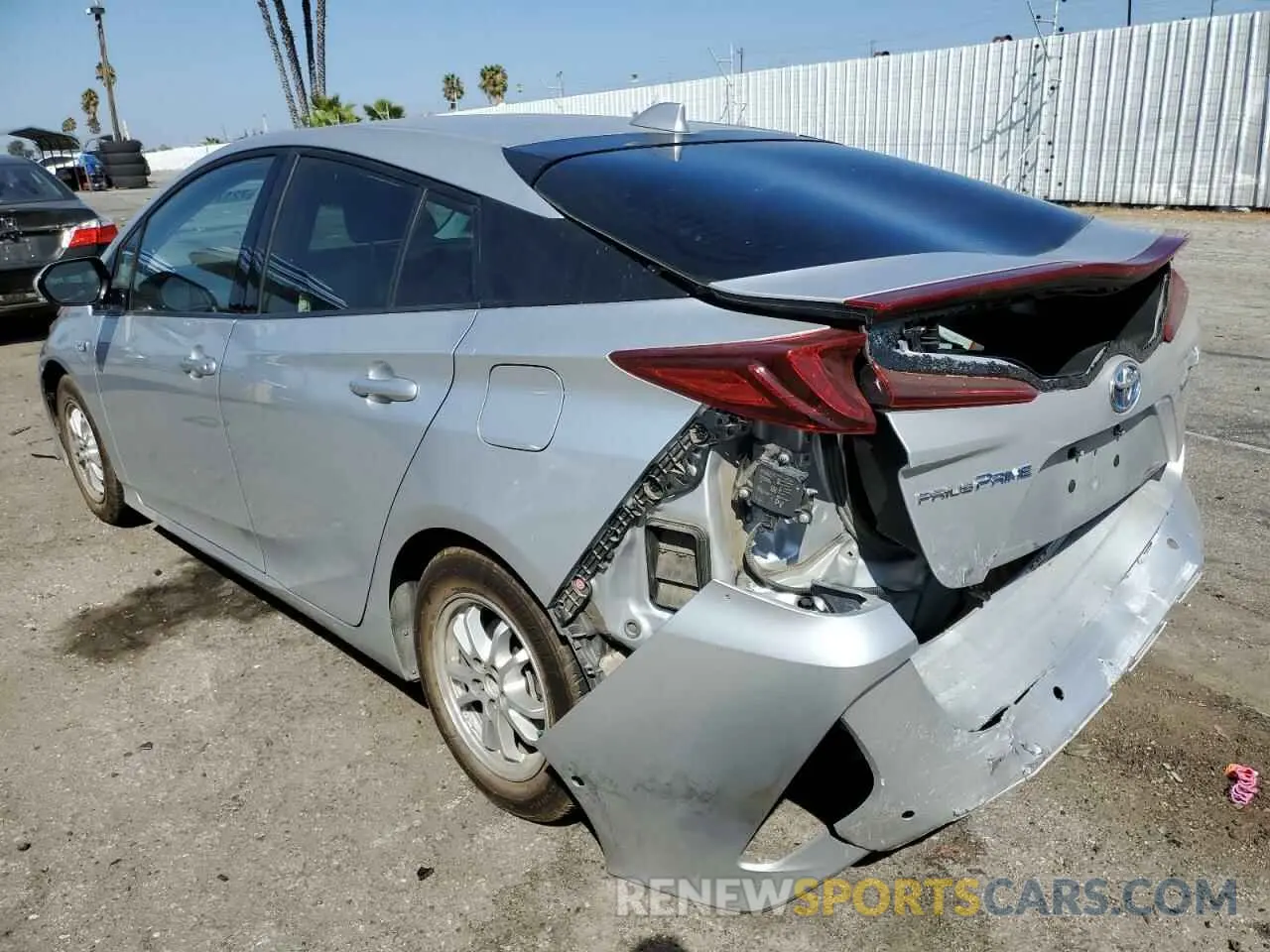 2 Photograph of a damaged car JTDKARFP7L3138099 TOYOTA PRIUS 2020