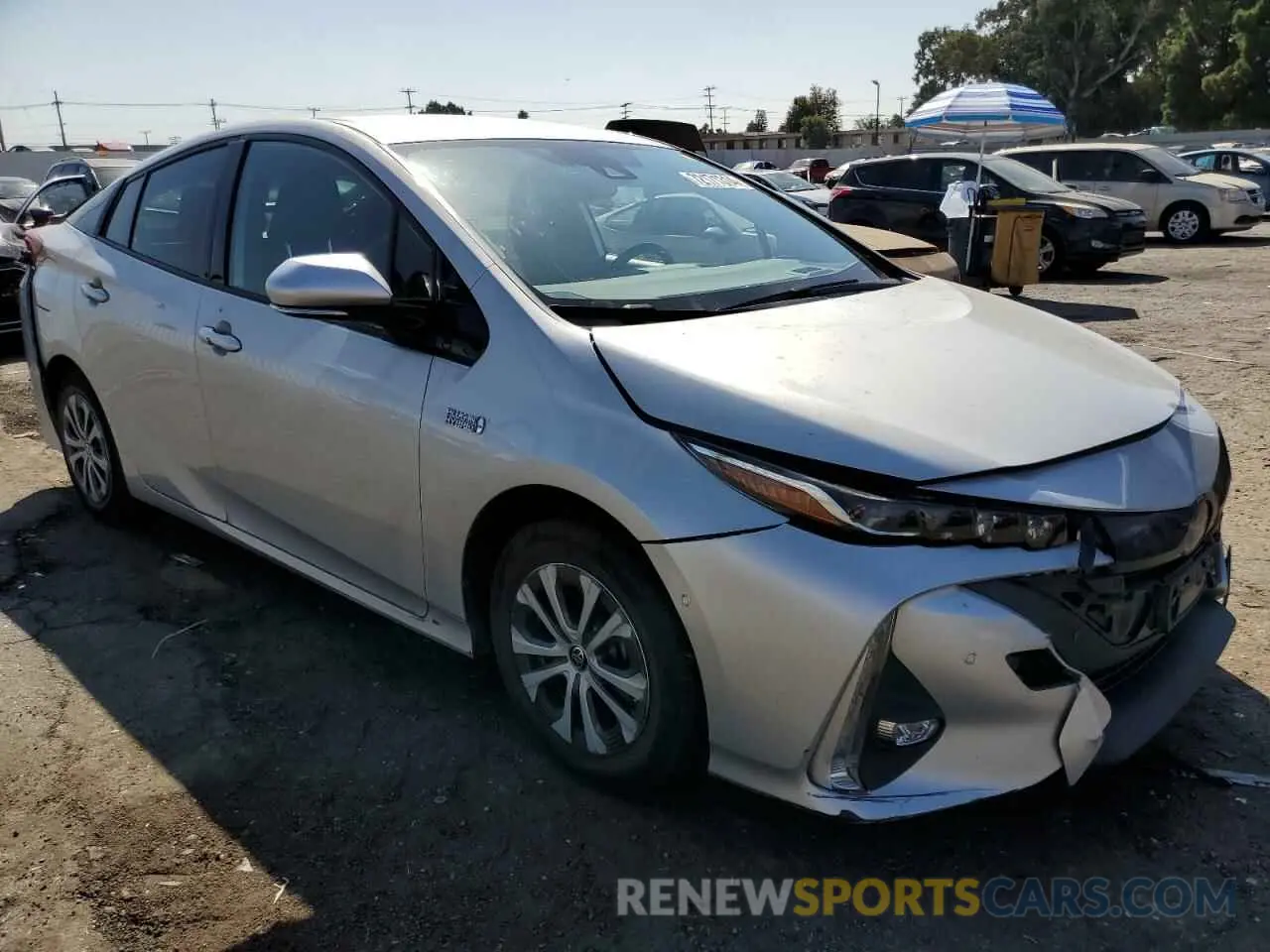 4 Photograph of a damaged car JTDKARFP7L3138099 TOYOTA PRIUS 2020