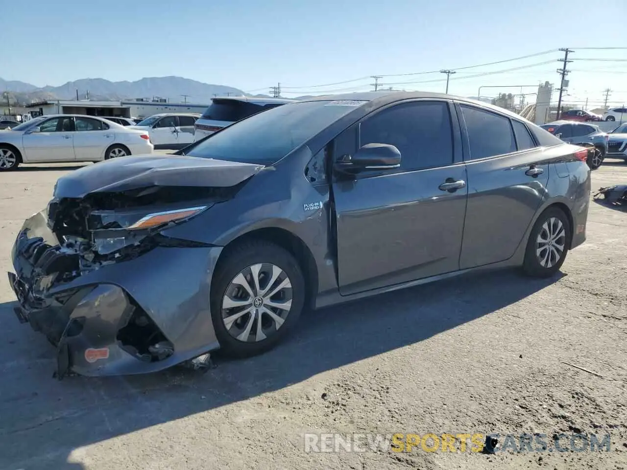 1 Photograph of a damaged car JTDKARFP7L3139477 TOYOTA PRIUS 2020