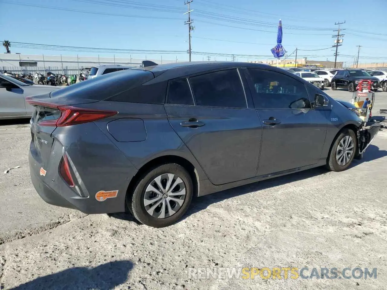 3 Photograph of a damaged car JTDKARFP7L3139477 TOYOTA PRIUS 2020