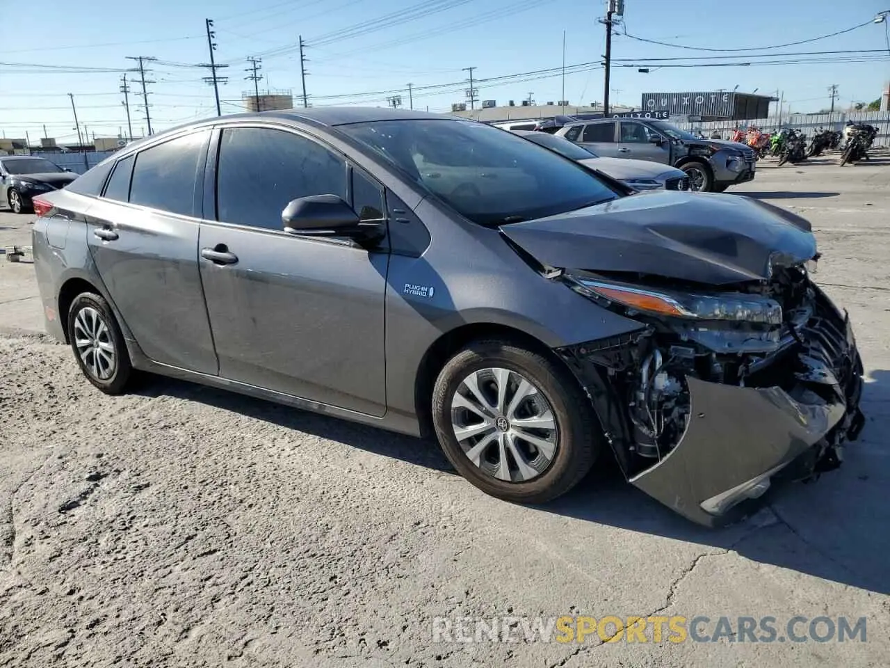 4 Photograph of a damaged car JTDKARFP7L3139477 TOYOTA PRIUS 2020