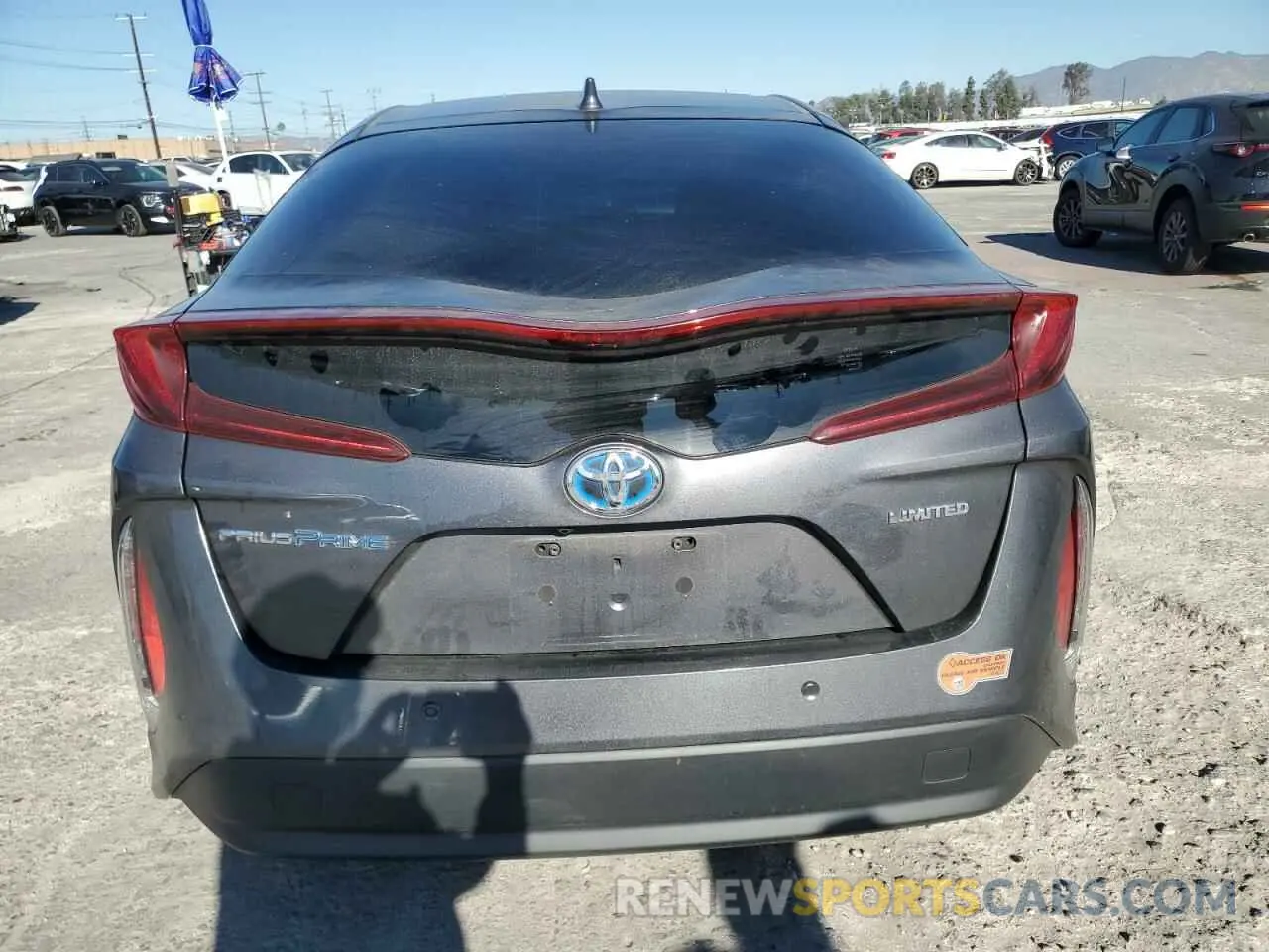 6 Photograph of a damaged car JTDKARFP7L3139477 TOYOTA PRIUS 2020