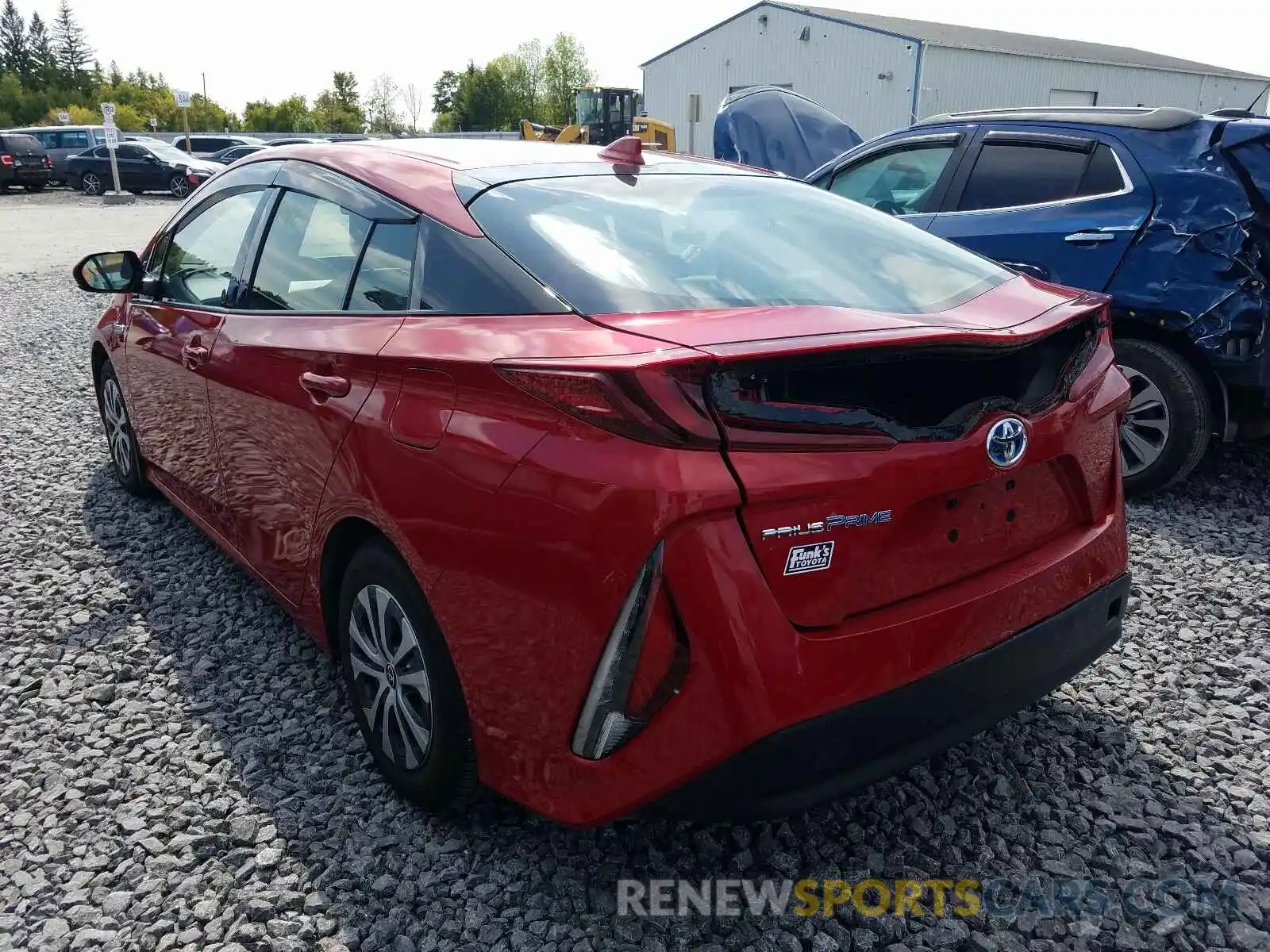 3 Photograph of a damaged car JTDKARFP7L3140015 TOYOTA PRIUS 2020