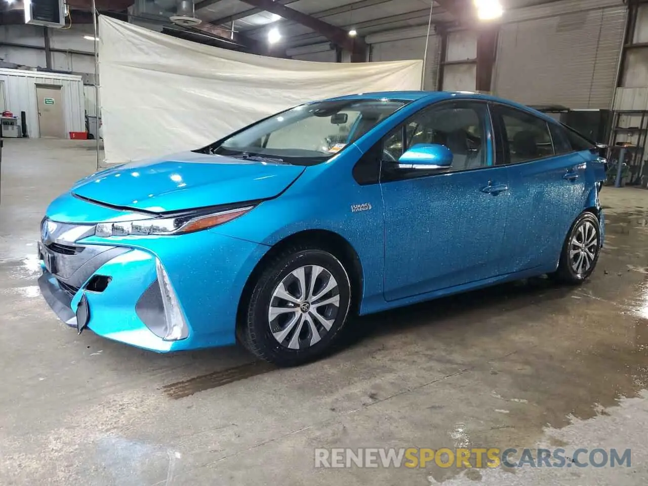 1 Photograph of a damaged car JTDKARFP7L3140239 TOYOTA PRIUS 2020