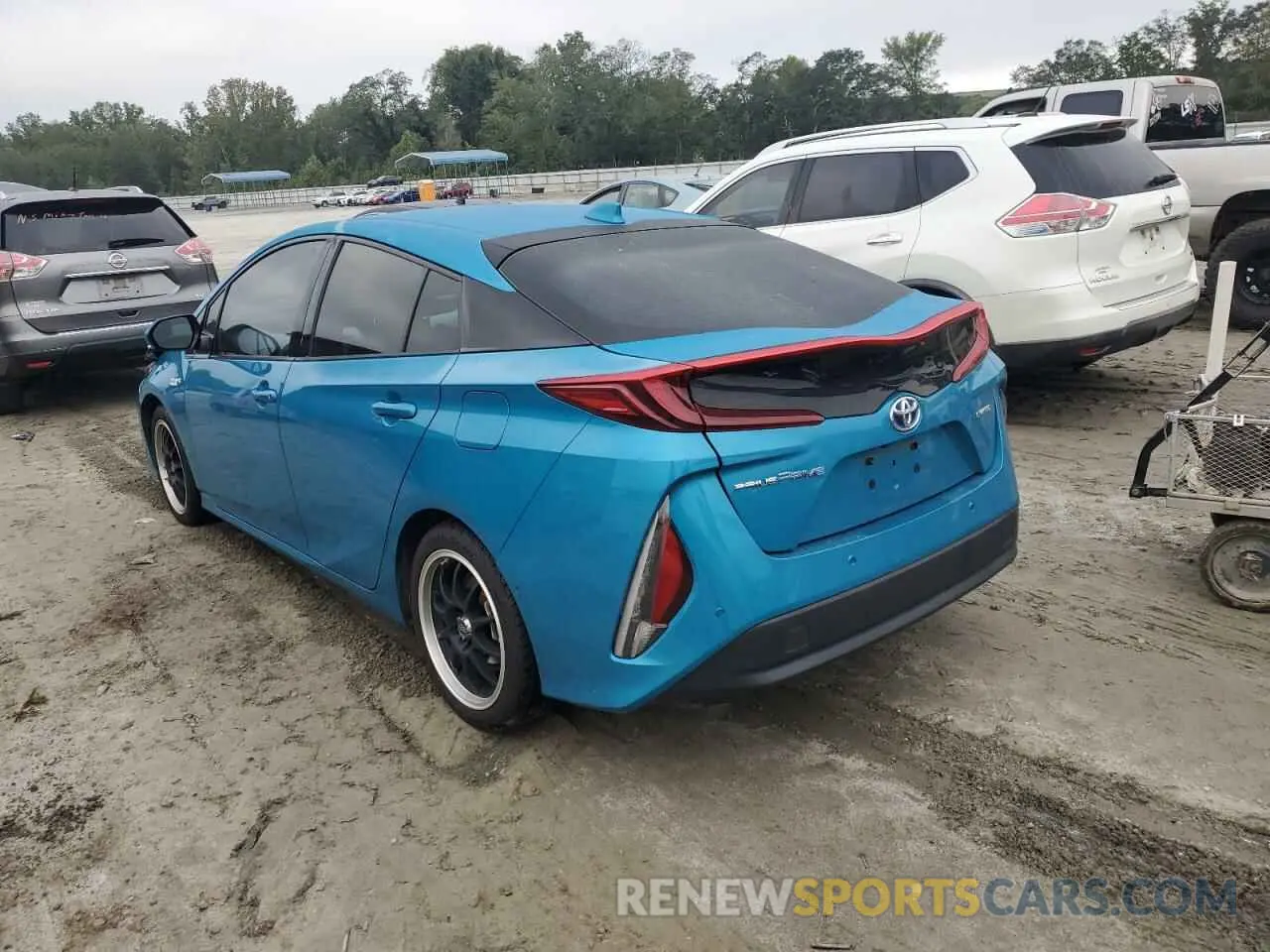 2 Photograph of a damaged car JTDKARFP7L3141665 TOYOTA PRIUS 2020