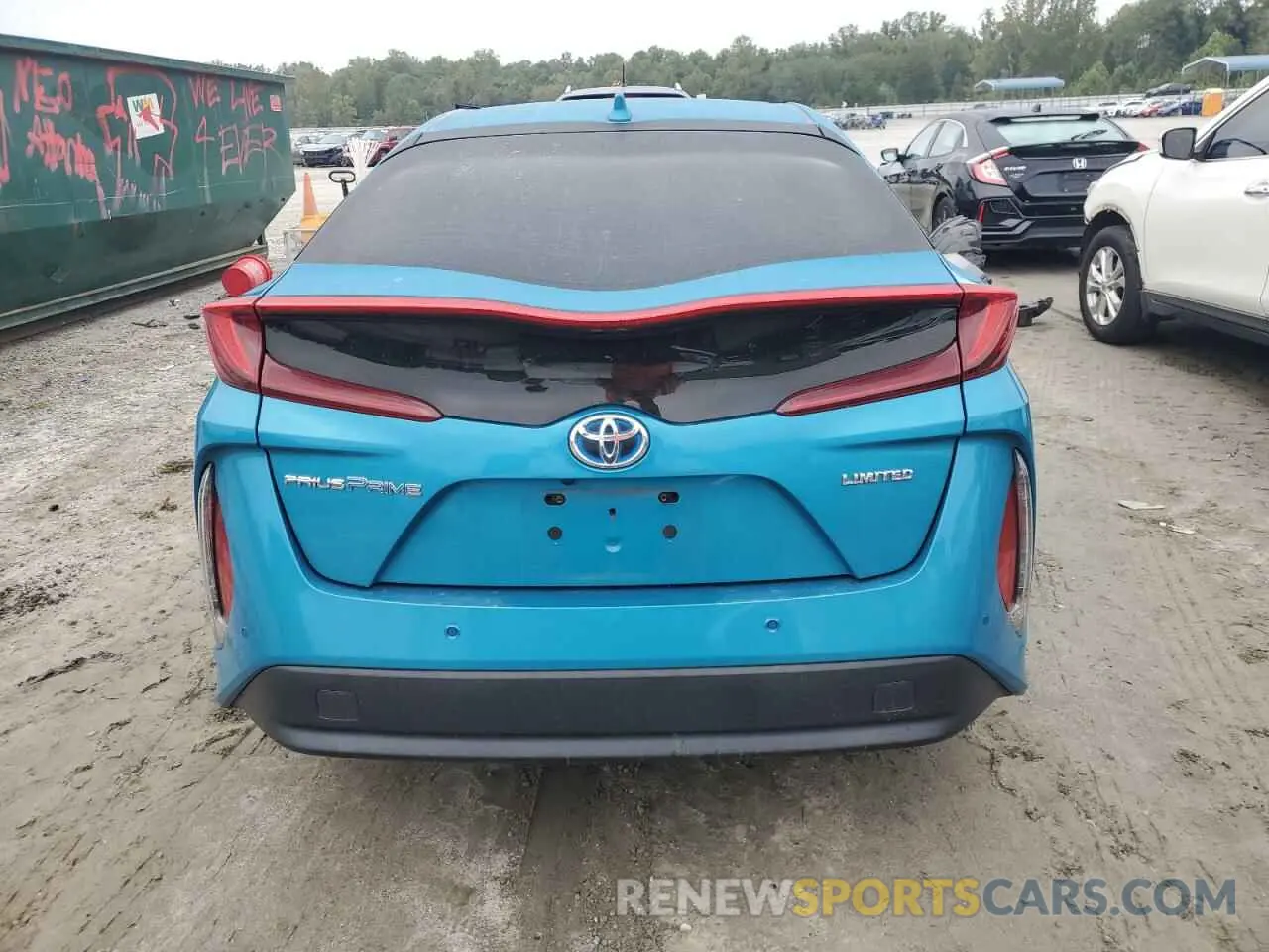 6 Photograph of a damaged car JTDKARFP7L3141665 TOYOTA PRIUS 2020