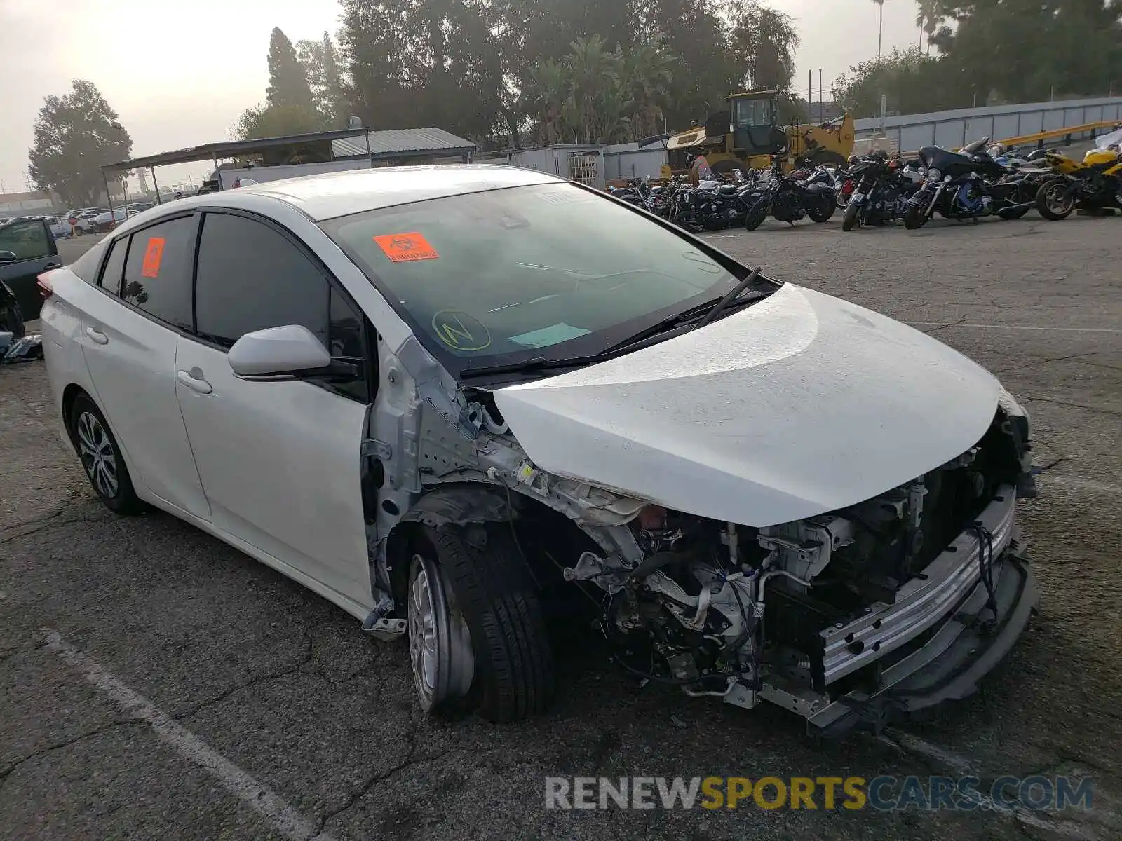 1 Photograph of a damaged car JTDKARFP7L3147773 TOYOTA PRIUS 2020