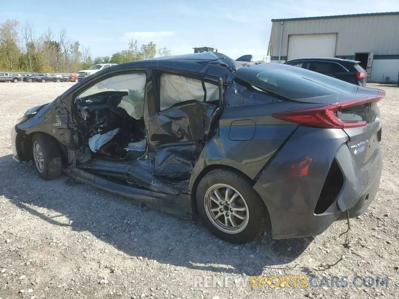 2 Photograph of a damaged car JTDKARFP7L3158868 TOYOTA PRIUS 2020